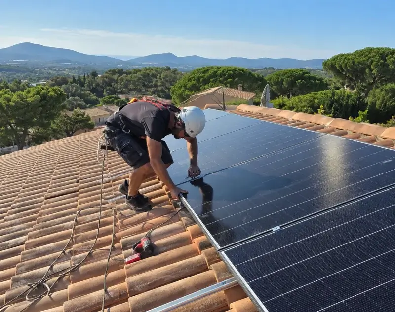 Installateur panneaux solaires Camaret-sur-Aigues — pose photovoltaïque sur toiture