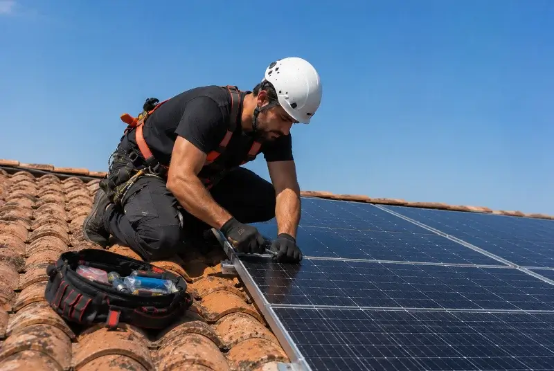 Maintenance et monitoring de panneaux solaires à Camaret-sur-Aigues