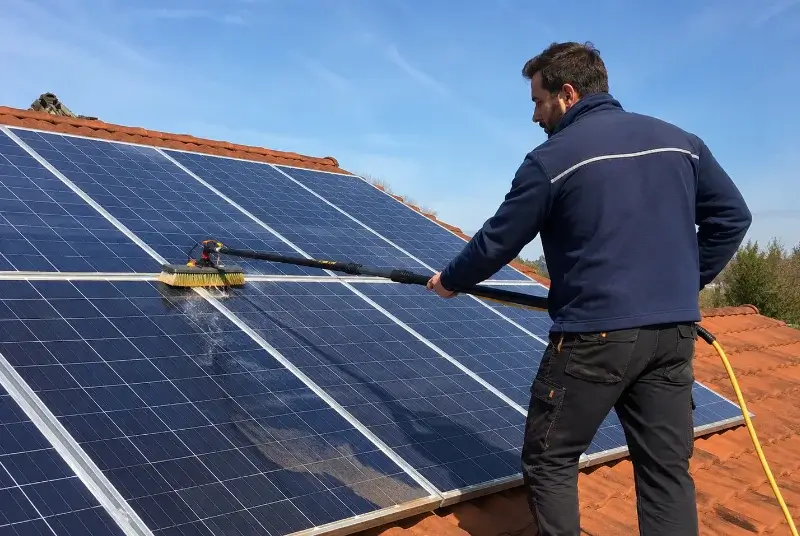Nettoyage et entretien de panneaux solaires à Camaret-sur-Aigues